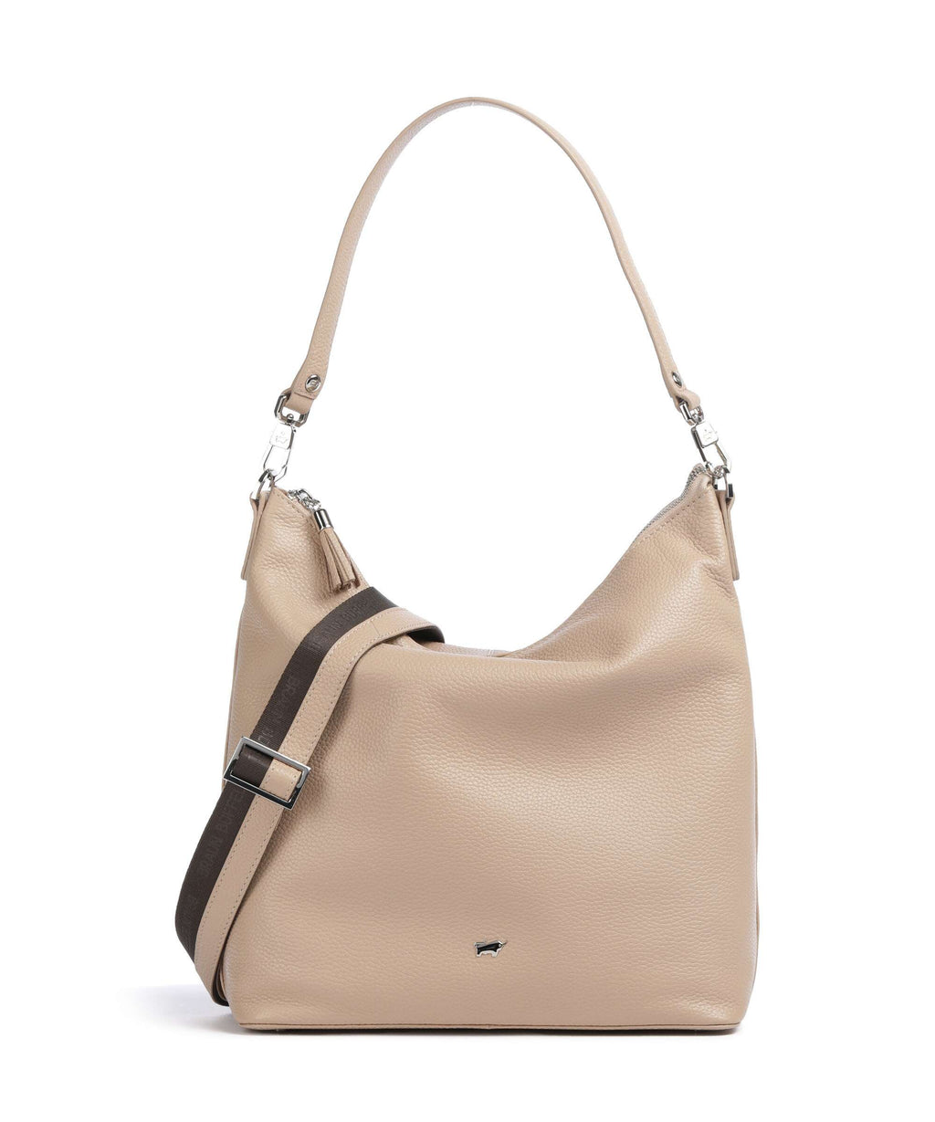 Braun Büffel Hanna Hobo bag creme