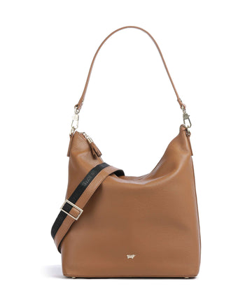 Braun Büffel Hanna Borsa hobo cognac