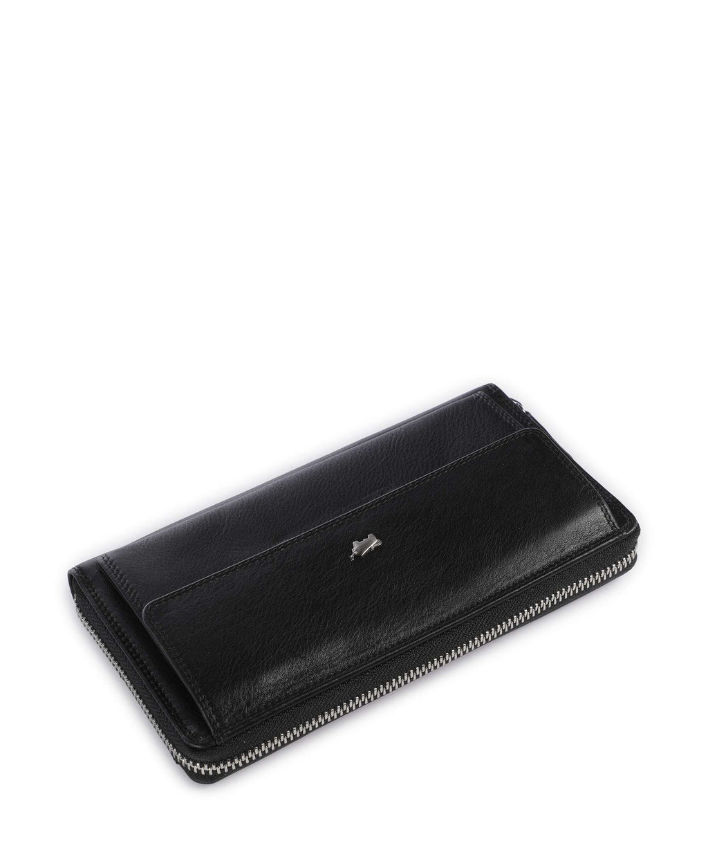 Braun Büffel Golf Wallet schwarz