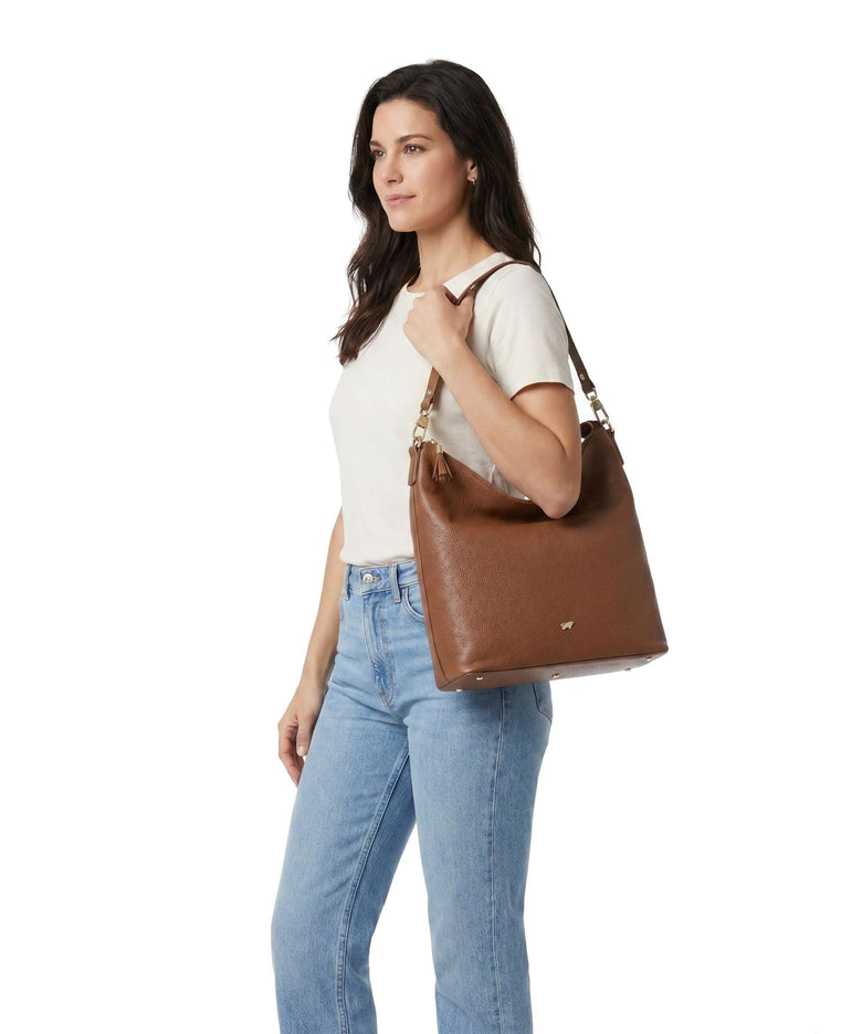 Braun Büffel Hanna Hobo bag saddle brown