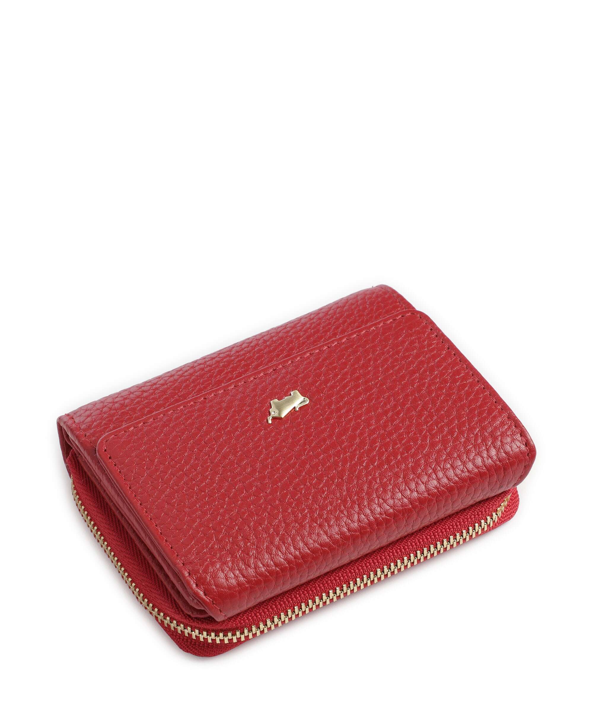 Braun Büffel Asti Wallet red