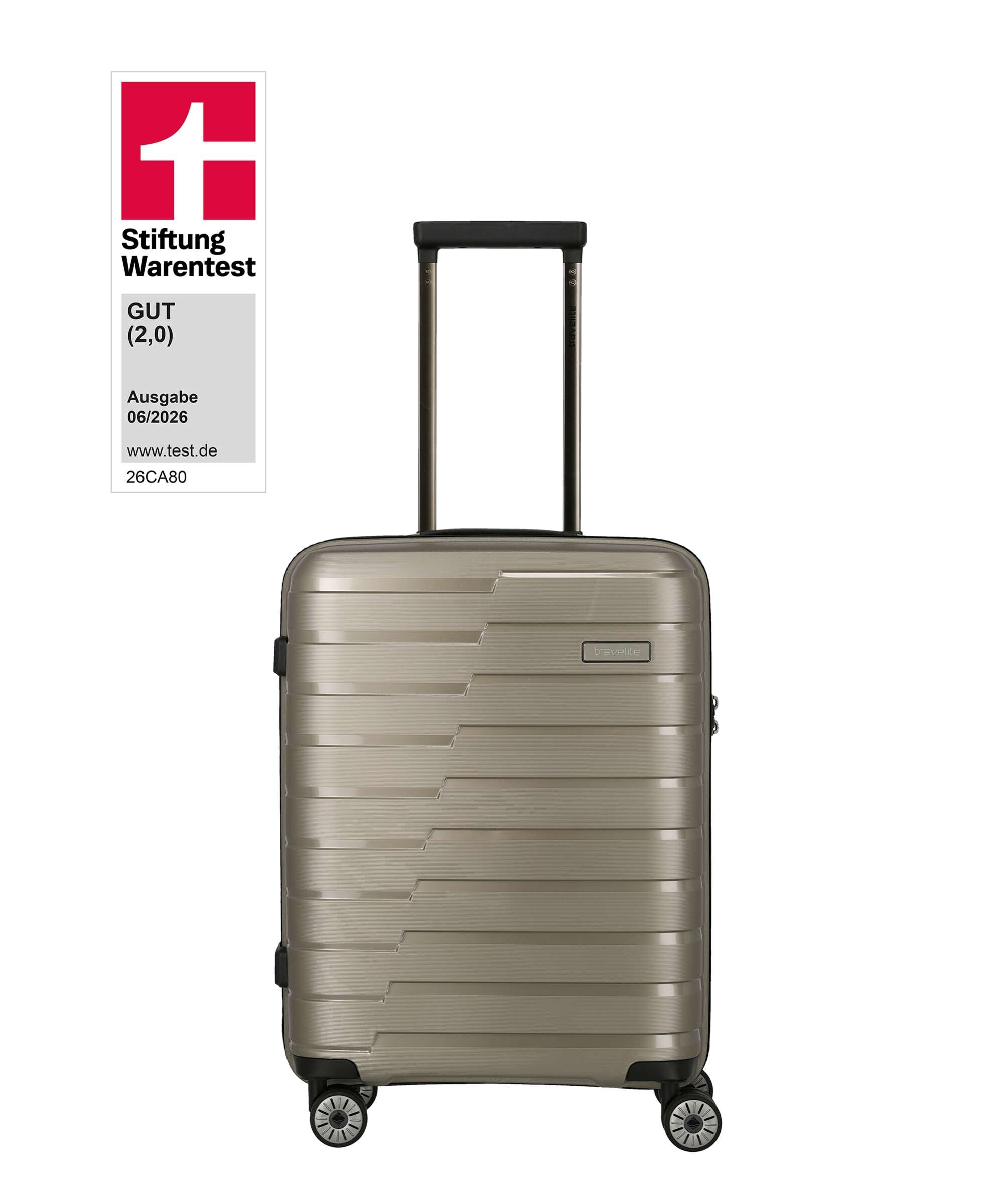 Travelite Air Base Spinner (4 wheels) champagner