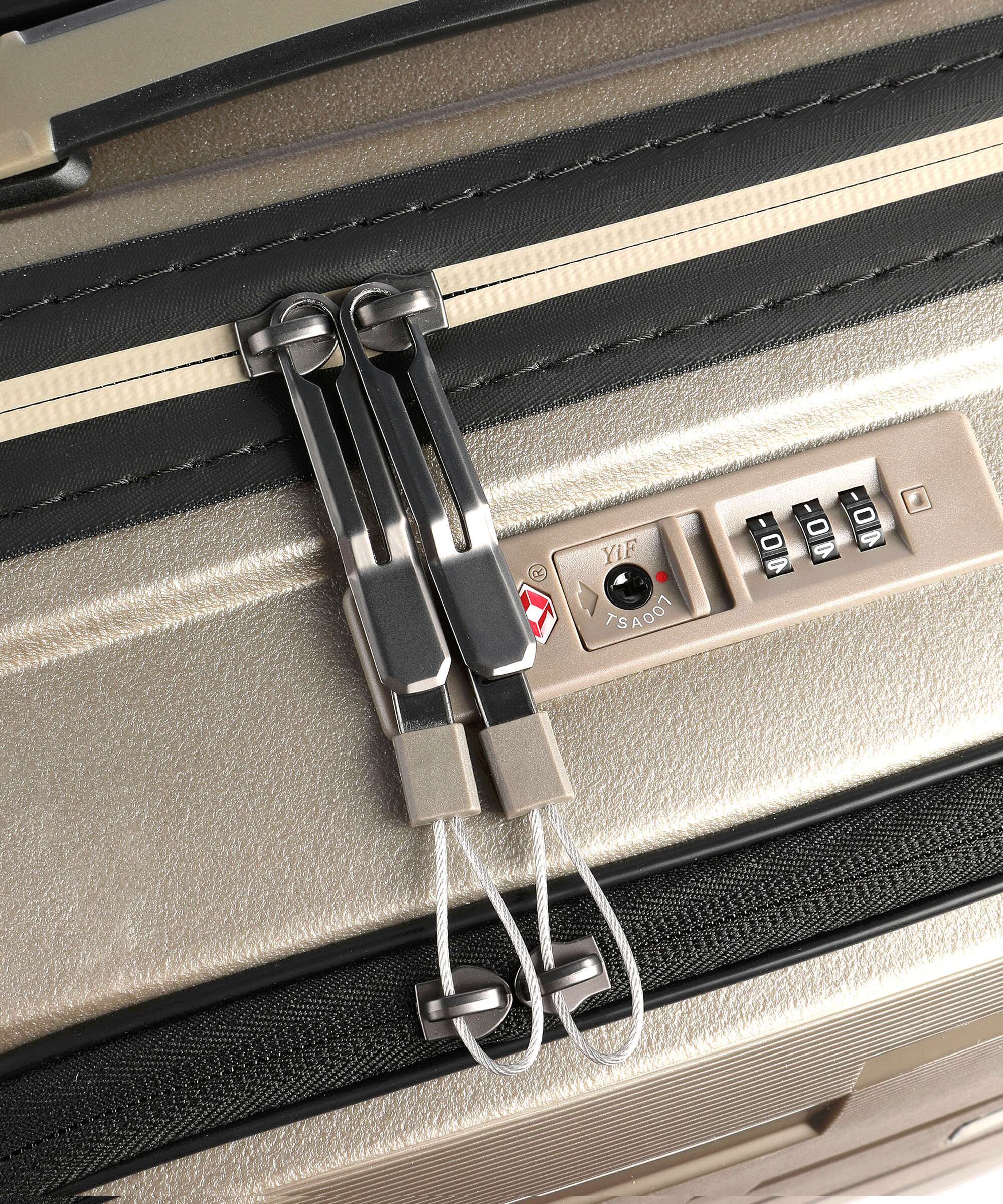 Travelite Air Base Spinner (4 wheels) champagner