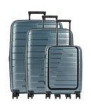Travelite Air Base Set valigie trolley (4 ruote) eisblau
