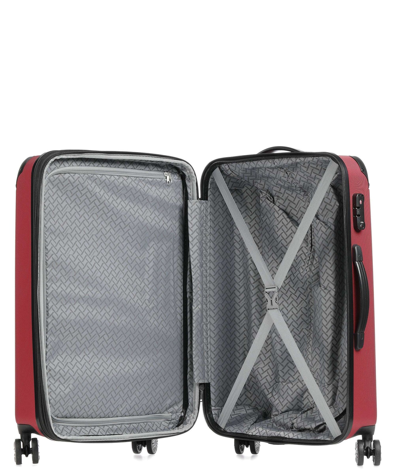 Travelite City Suitcase set (4 wheels) rot