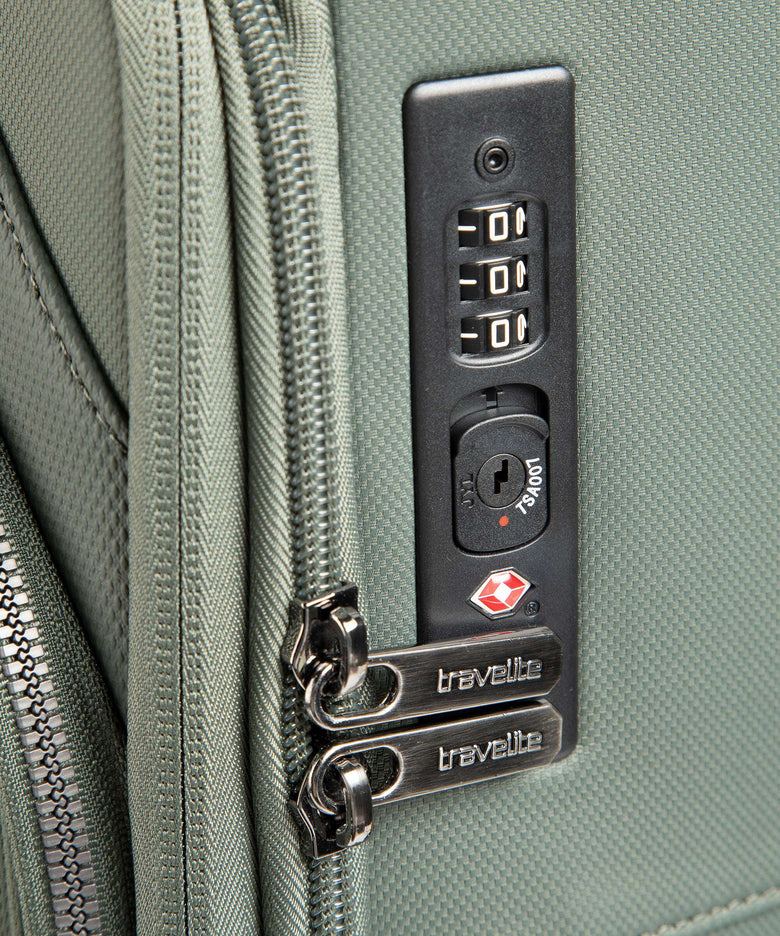 Travelite Priima M Spinner (4 wheels) oliv