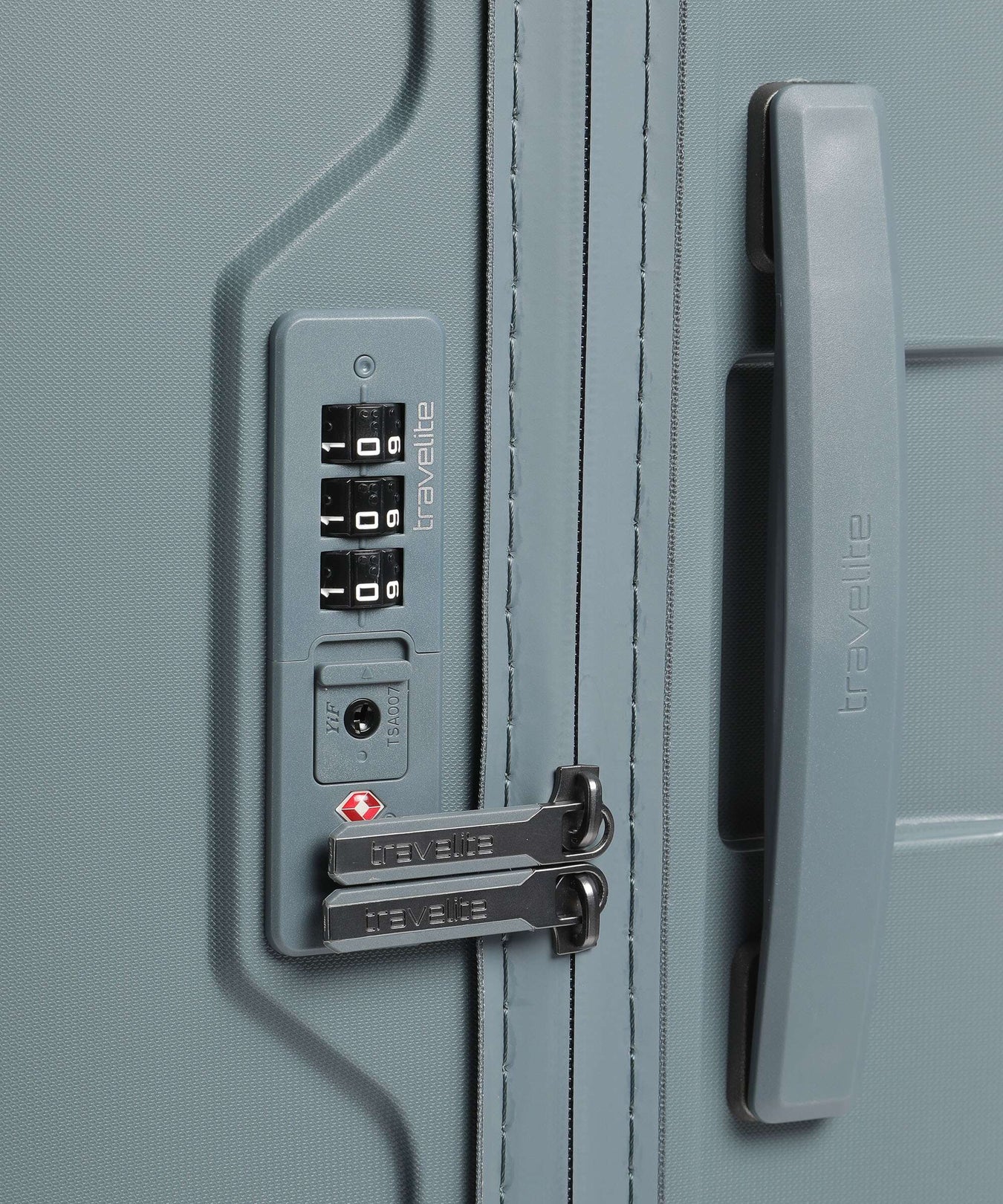 Travelite Elvaa L Spinner (4 wheels) blaugrau