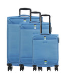 Travelite Rügen Set valigie trolley (4 ruote) mittelblau