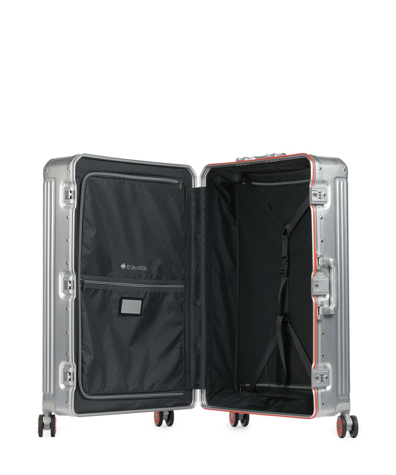 Travelite Next Spinner (4 wheels) silber orange