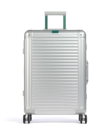 Travelite Next Valigia trolley (4 ruote) silber/grün
