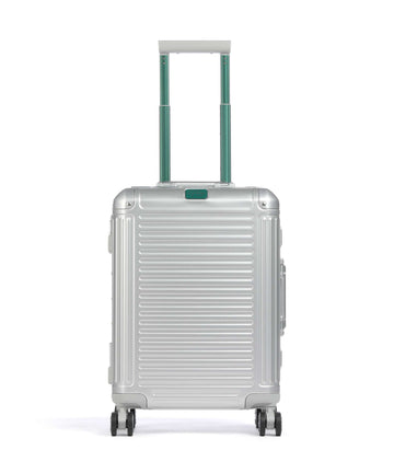 Travelite Next Valigia trolley (4 ruote) silber/grün