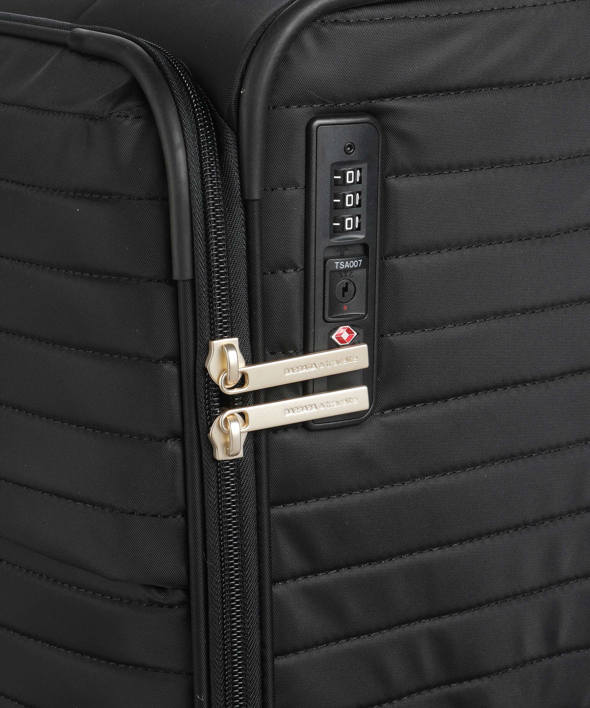 Travelite Barbara Stepp Spinner (4 wheels) schwarz