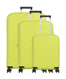 Travelite Burano Set valigie trolley (4 ruote) apple green
