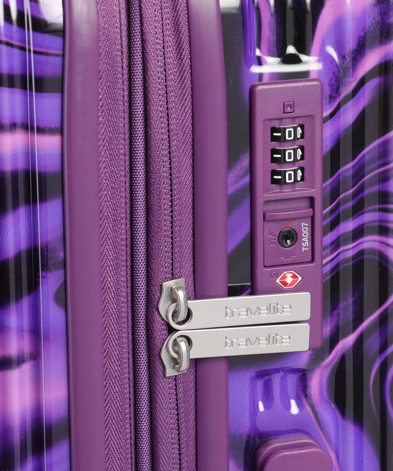Travelite Lascana Edition Spinner (4 wheels) purple swirl