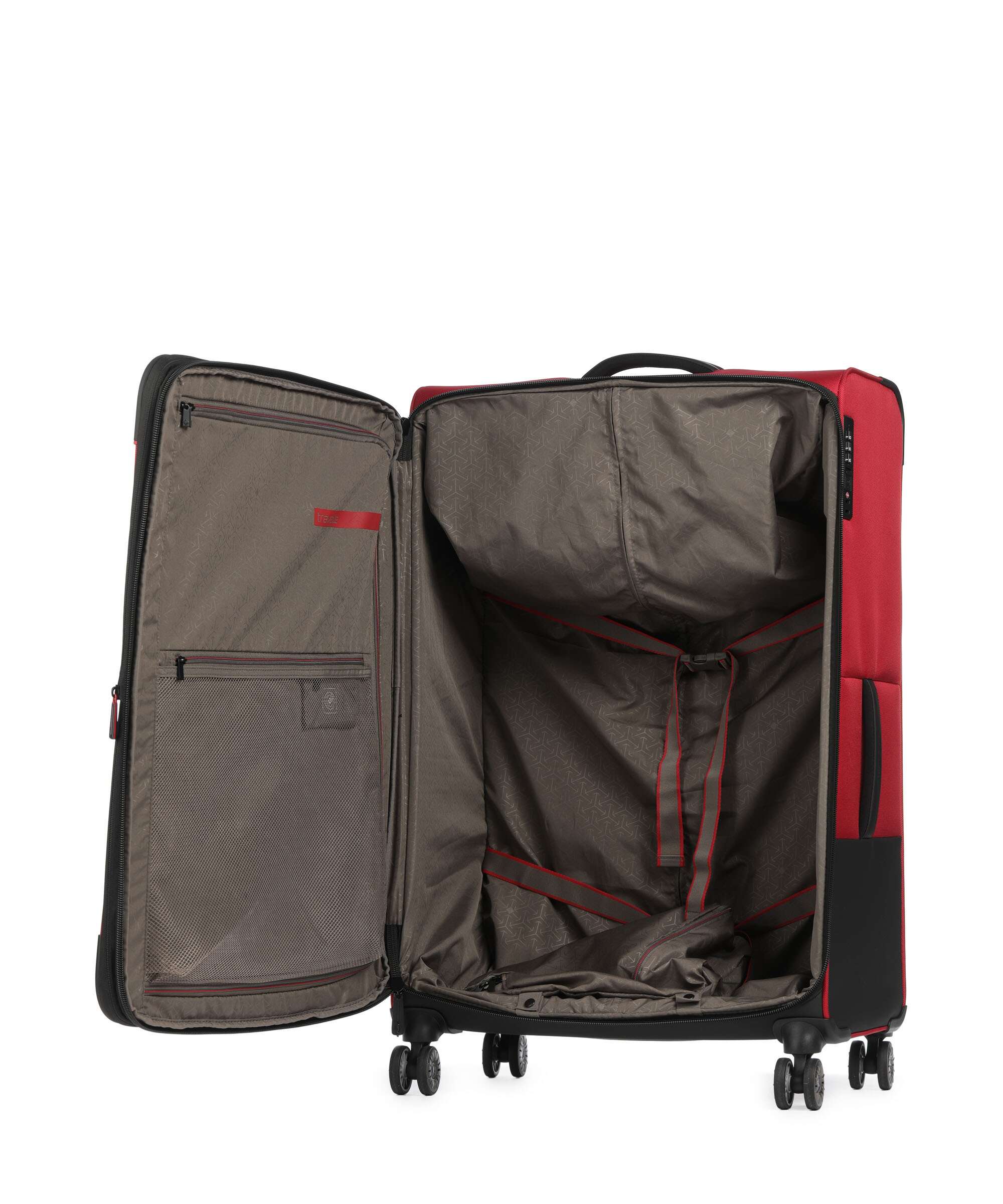 Travelite Crosslite Spinner (4 wheels) red