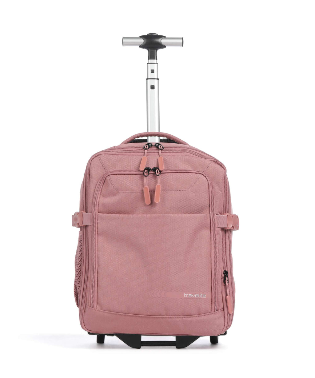 Travelite Kick Off Backpack with wheels blush
