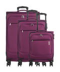 Travelite Priego Suitcase set (4 wheels) berry