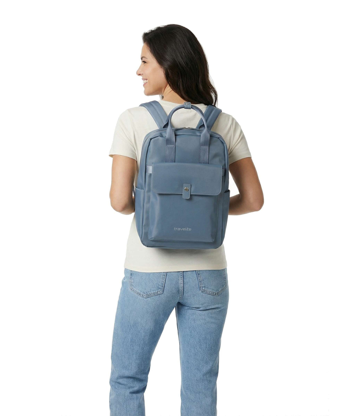 Travelite Ville Backpack denim blue