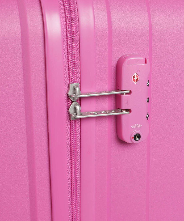 Travelite Pacific Suitcase set (4 wheels) pink
