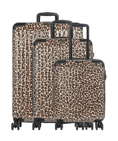 Travelite Cruise Suitcase set (4 wheels) leopard