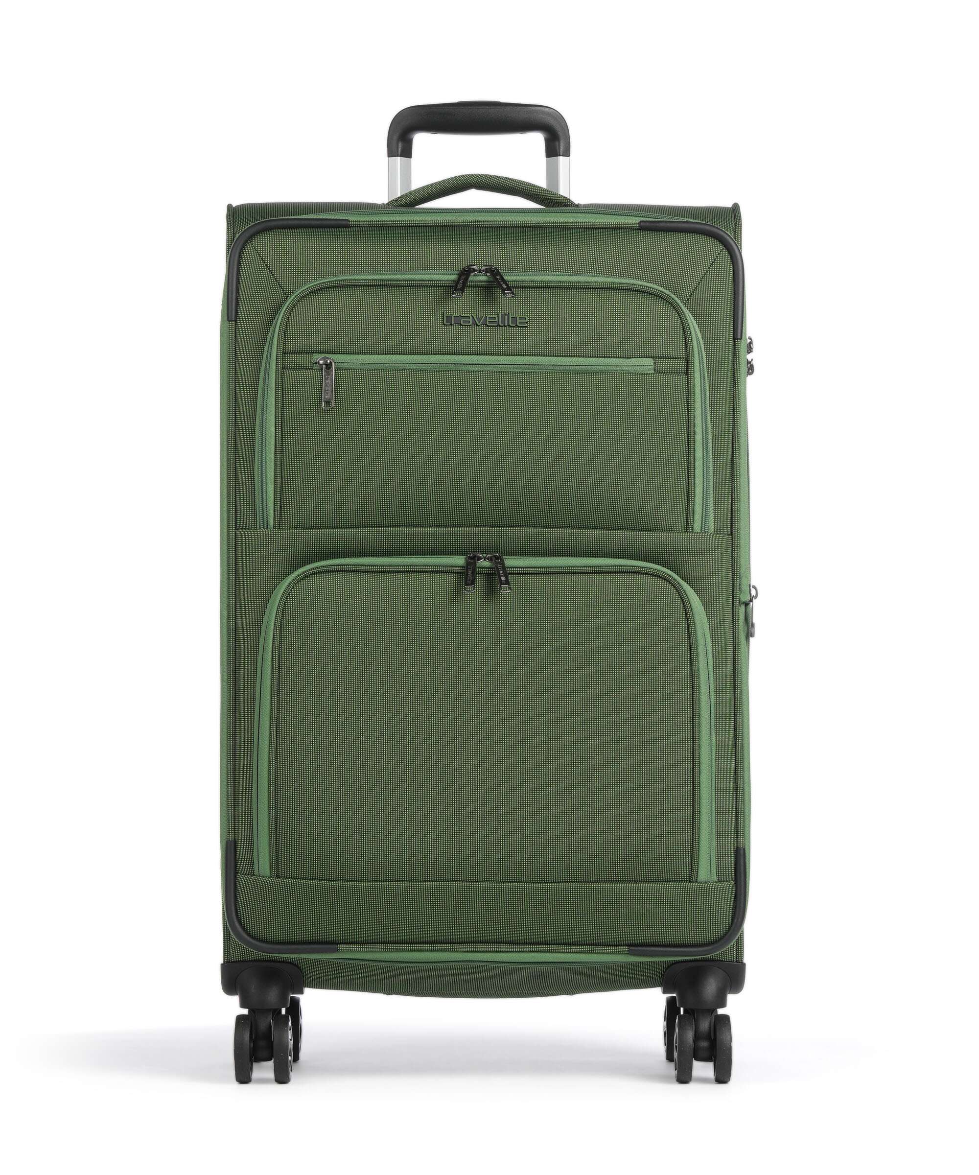 Travelite Cubis Spinner (4 wheels) green