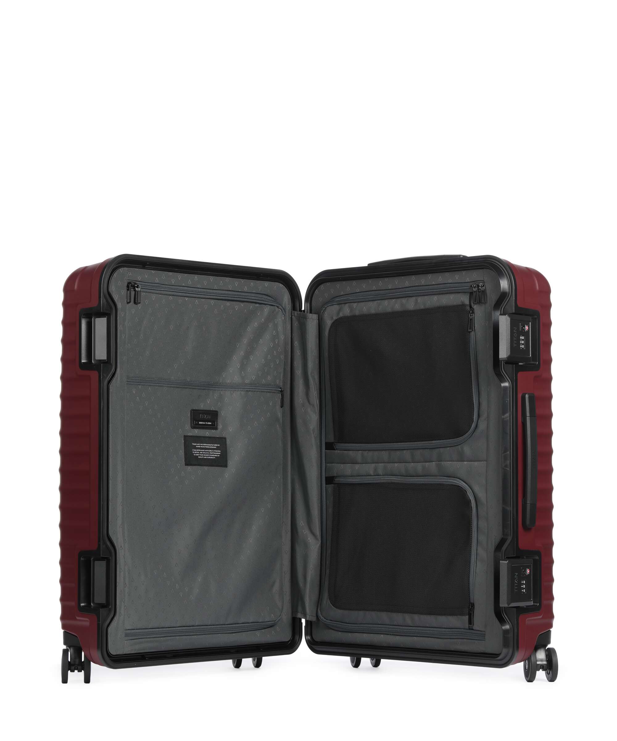 Titan Overseas Spinner (4 wheels) emberwood red