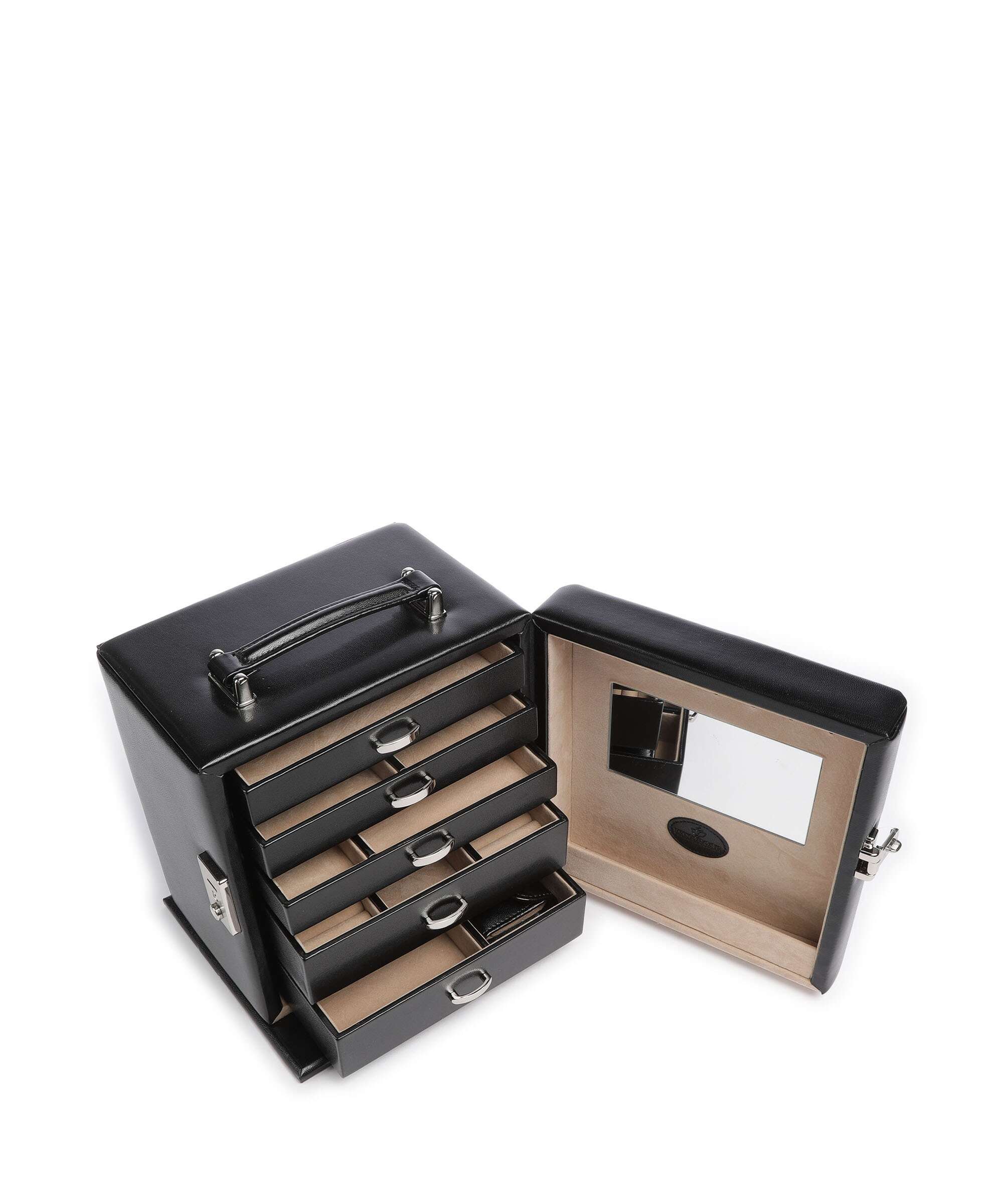 Windrose Merino Jewelry box schwarz