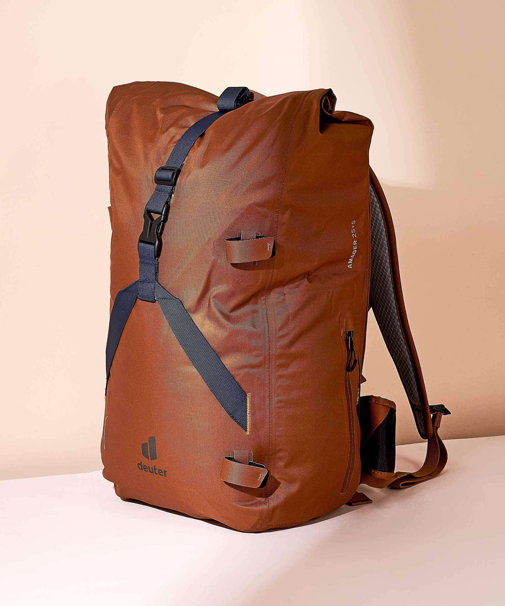 Deuter Amager 25+5 Rolltop backpack almond