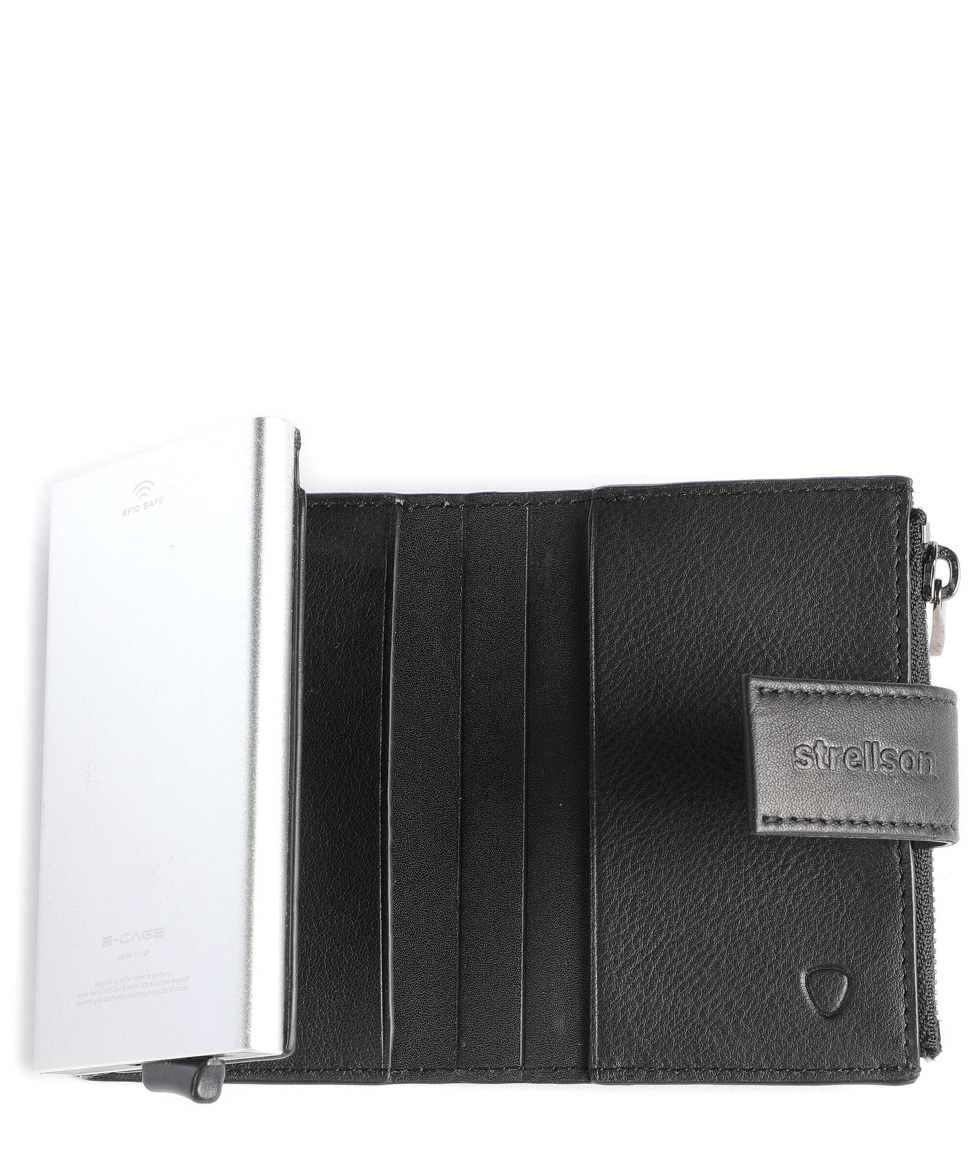 Strellson Carter c-four e-cage RFID Credit card holder black