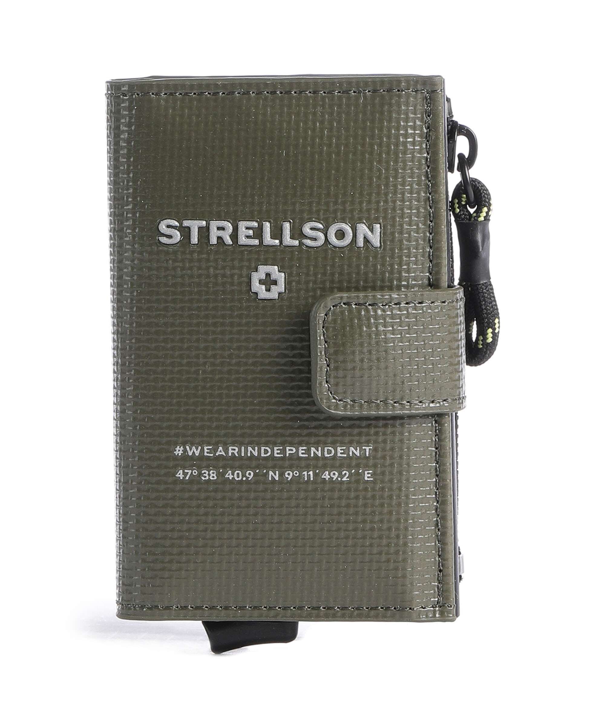 Strellson Stockwell 2.0 stockwell 2.0 c-four e-cage sv8 RFID Credit card holder khaki