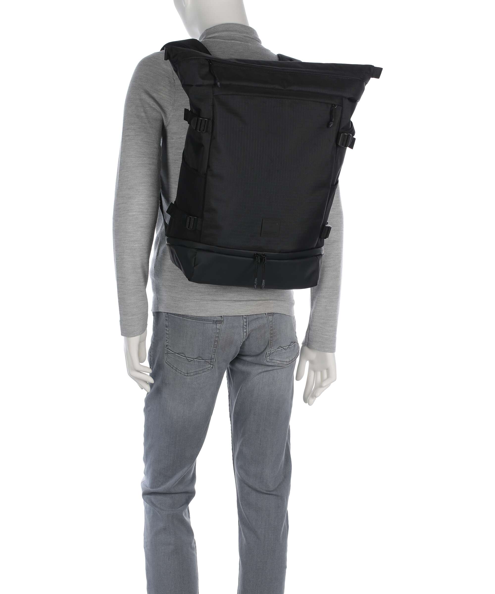 Strellson New Ham Sebastian Rolltop backpack dark olive