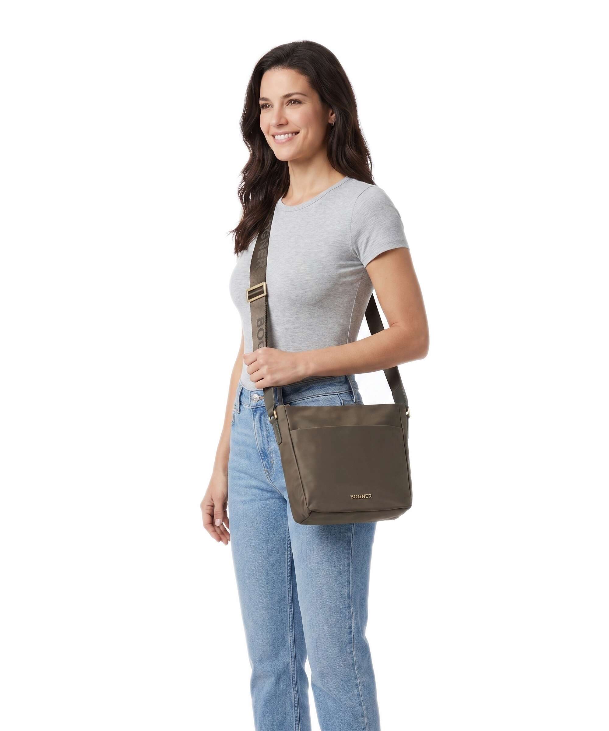 Bogner Klosters Neve Juna Crossbody bag dark olive