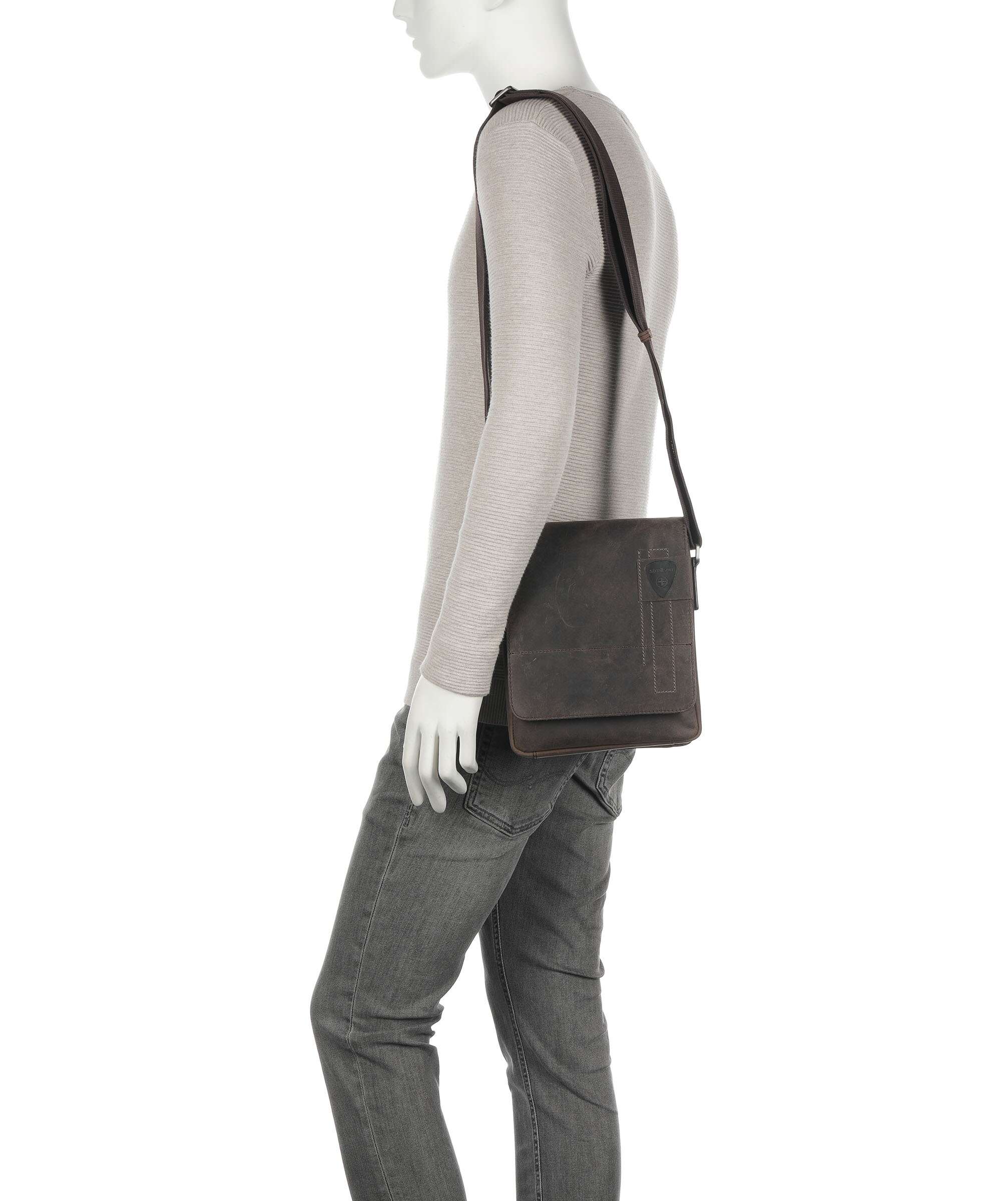 Strellson Richmond Crossbody bag dark brown