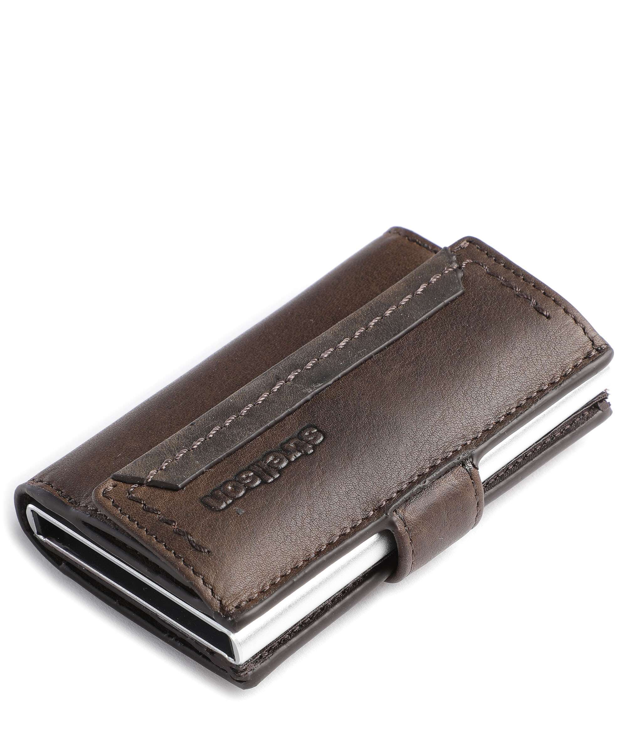 Strellson Camden RFID Credit card holder dark brown