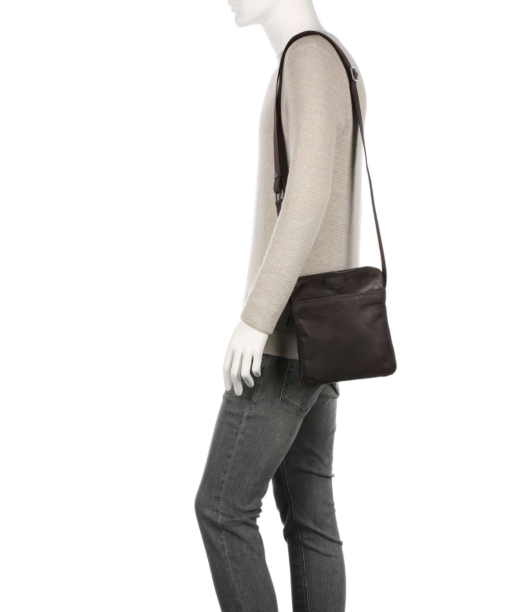 Strellson Brick Lane Crossbody bag dark brown