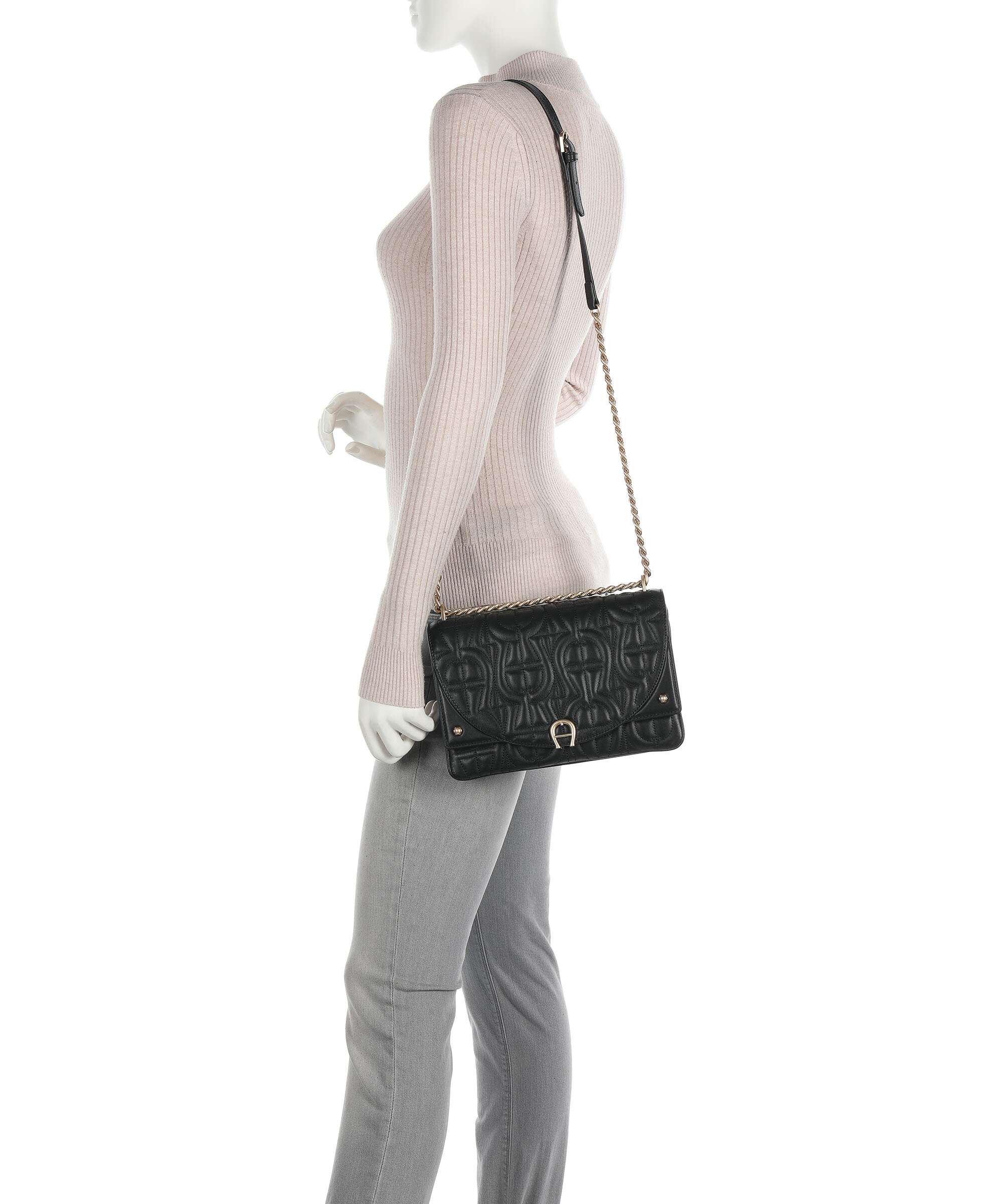 Aigner Diadora S Shoulder bag black