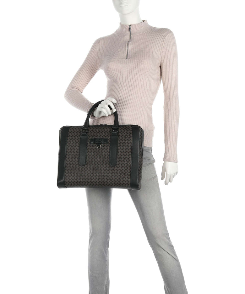 Aigner The Core Briefcase dadino brown