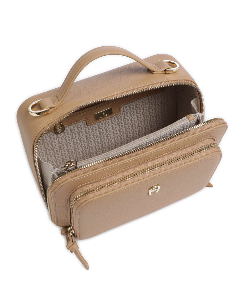 Aigner Zita S Crossbody bag trench beige