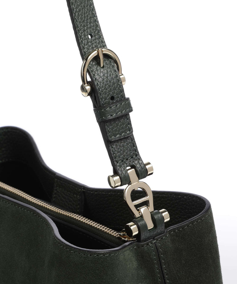 Aigner Delia M Hobo bag hunter green