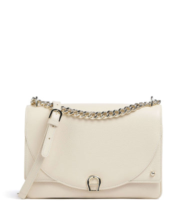 Aigner Diadora S Borsa a spalla macadamia white