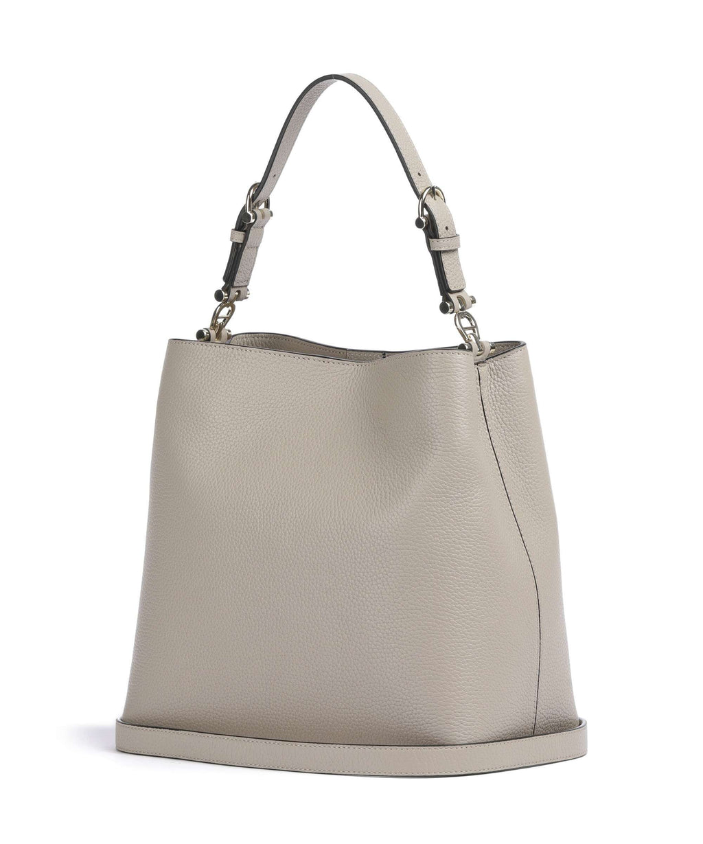 Aigner Delia M Hobo bag alpaca beige