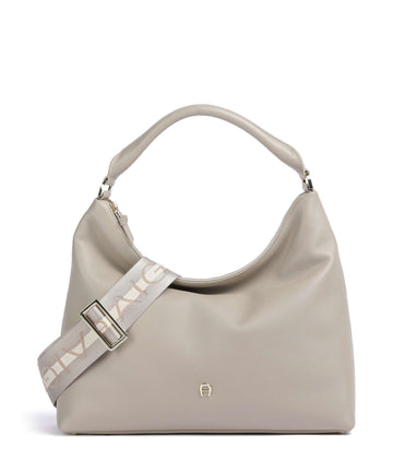 Aigner Zita M Borsa hobo alpaca beige