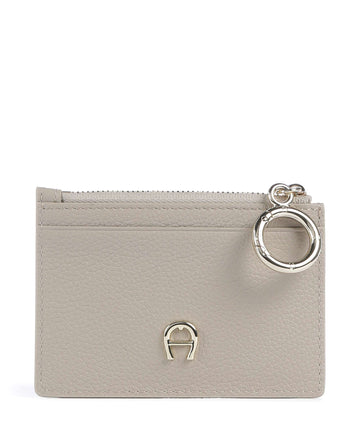 Aigner Zita Porta carte di credito alpaca beige