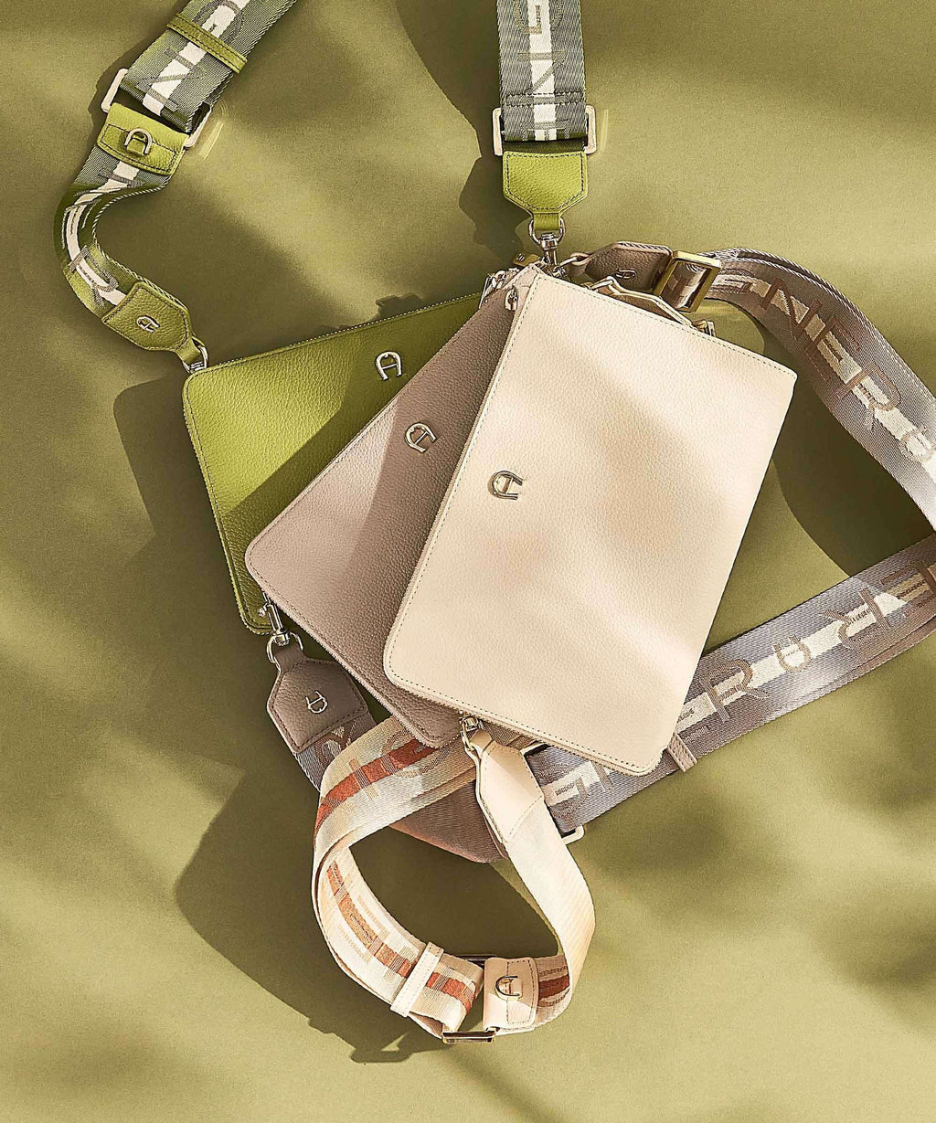 Aigner Zita Crossbody bag macadamia white