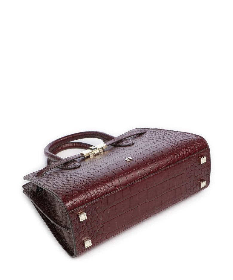 Aigner Farah M Handbag port red