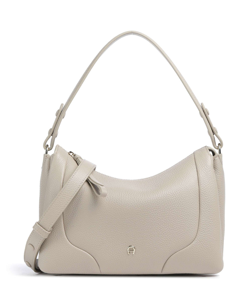 Aigner Mara S Hobo bag alpaca beige