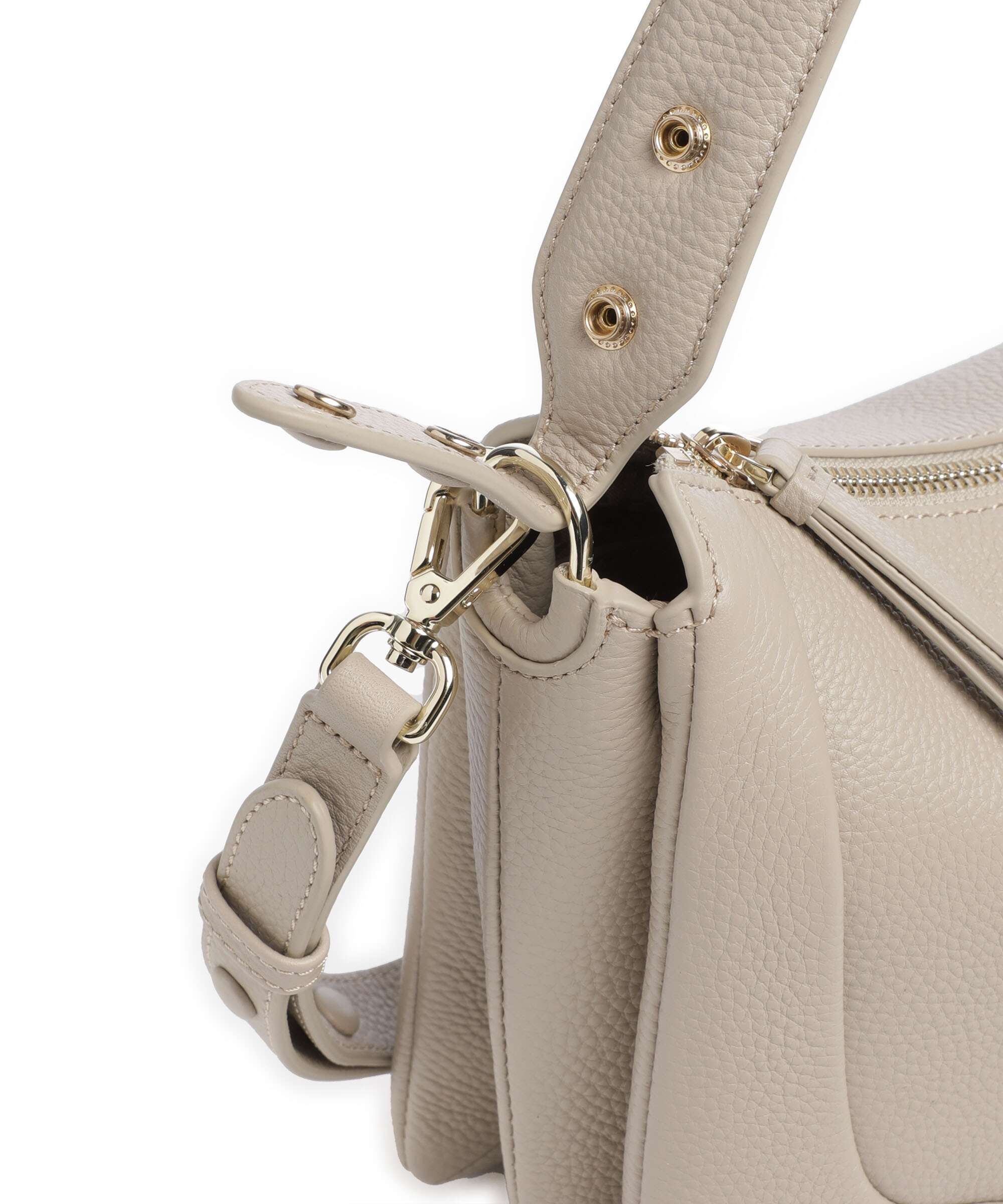 Aigner Mara S Hobo bag alpaca beige