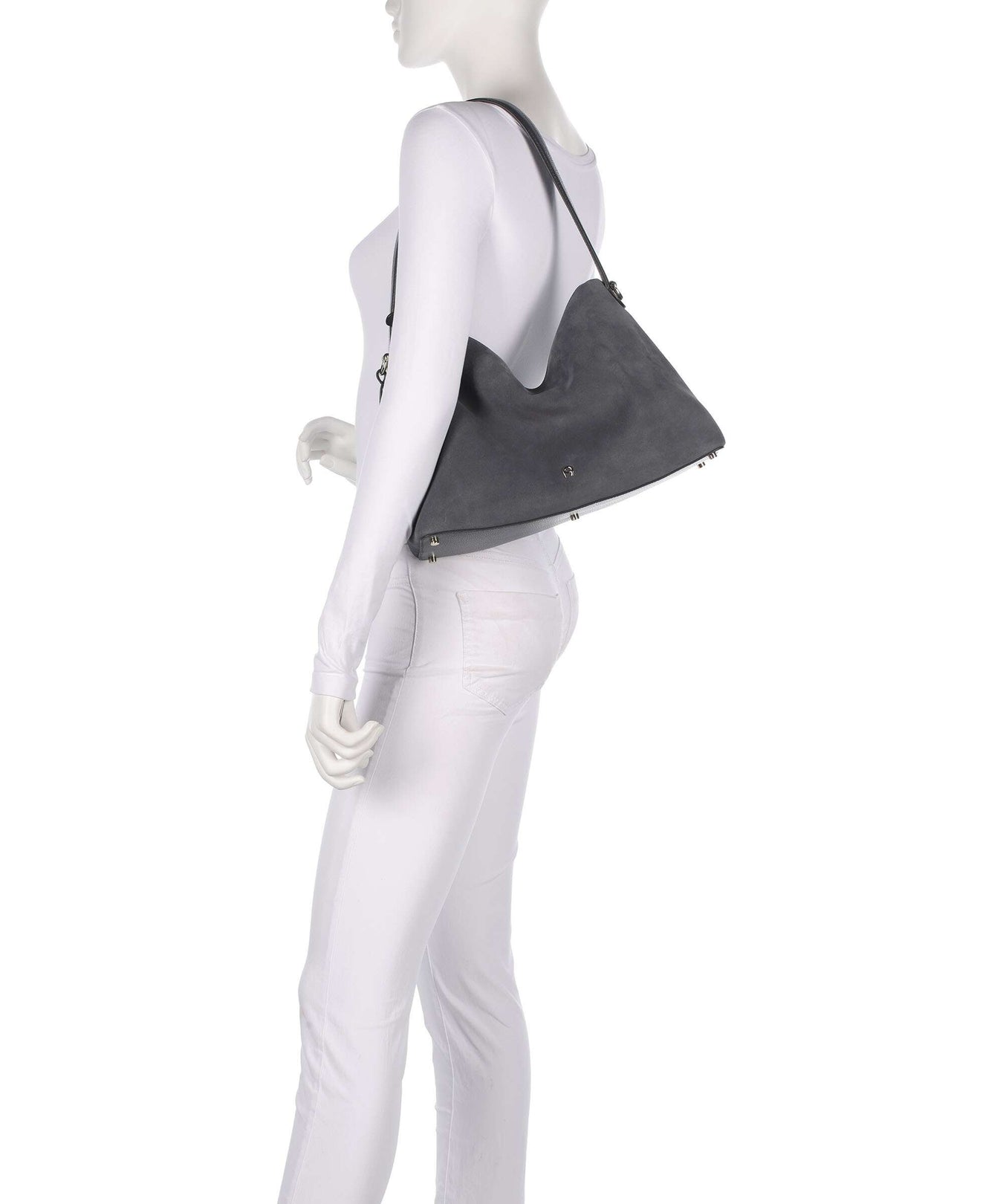 Aigner Delia M Hobo bag night grey