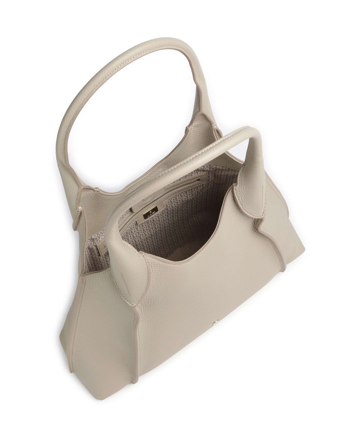 Aigner Kayla L Hobo bag alpaca beige