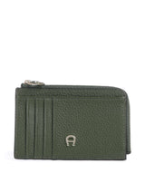 Aigner Delia Porta carte di credito dark olive